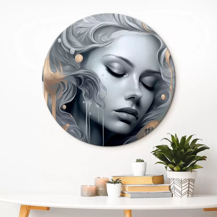 Obraz Portrét s hladkými liniemi Č. r43278