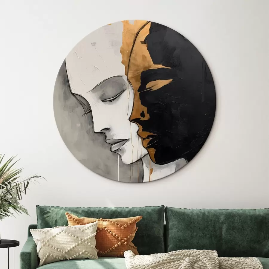 Obraz Kontrastní siluety s abstraktními akcenty Č. r43280