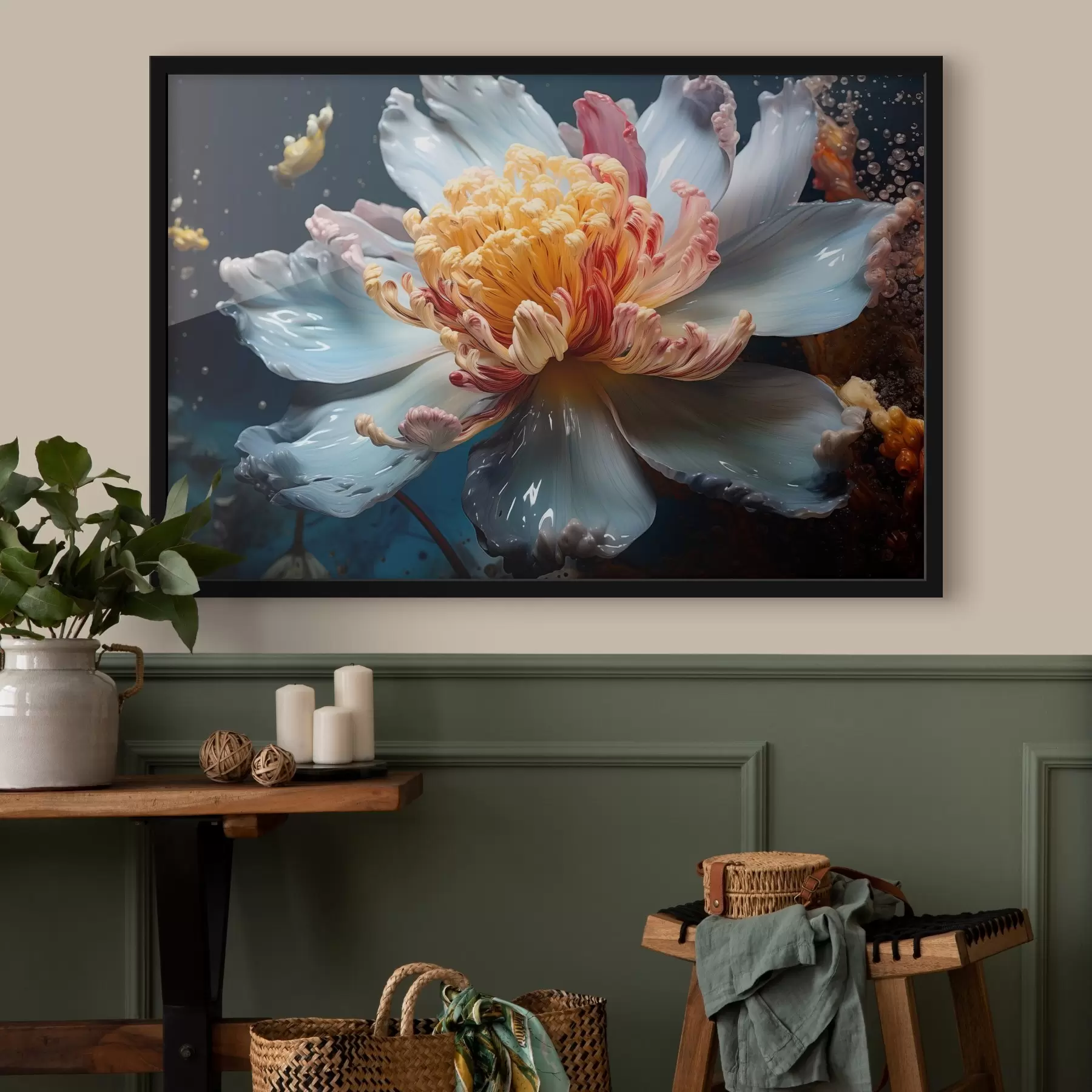 Fototapet Podvodní květina f43314