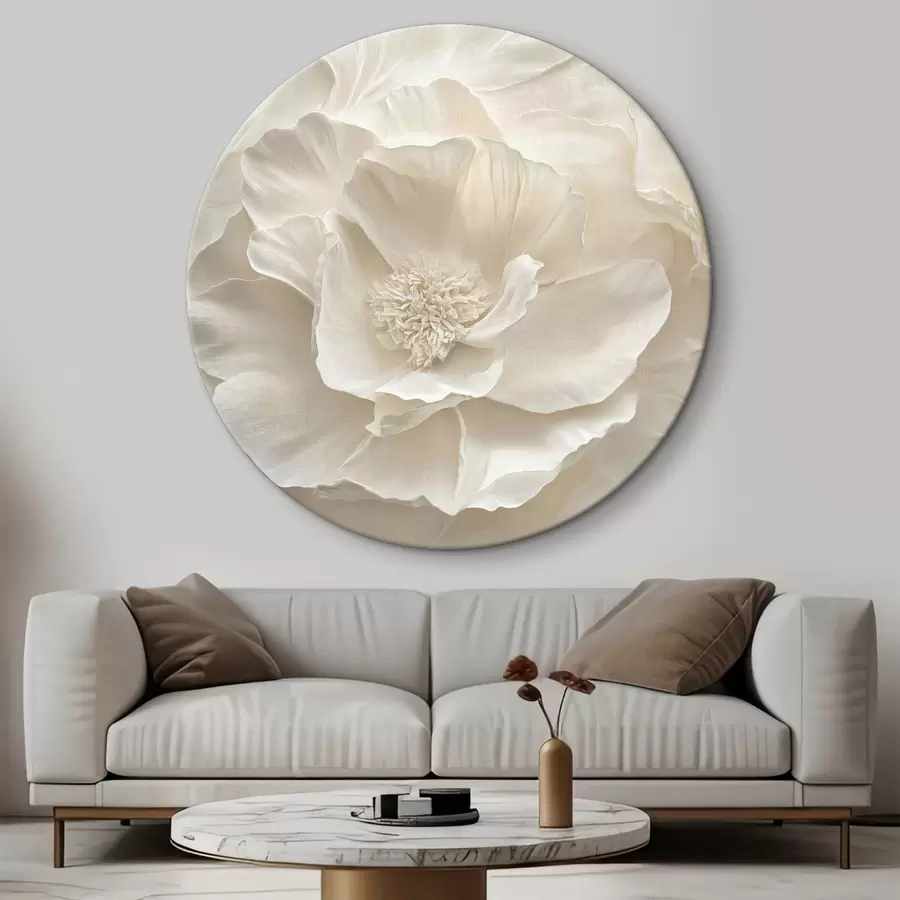 Obraz Velké vzdušné bílé pivoňky Č. r43312
