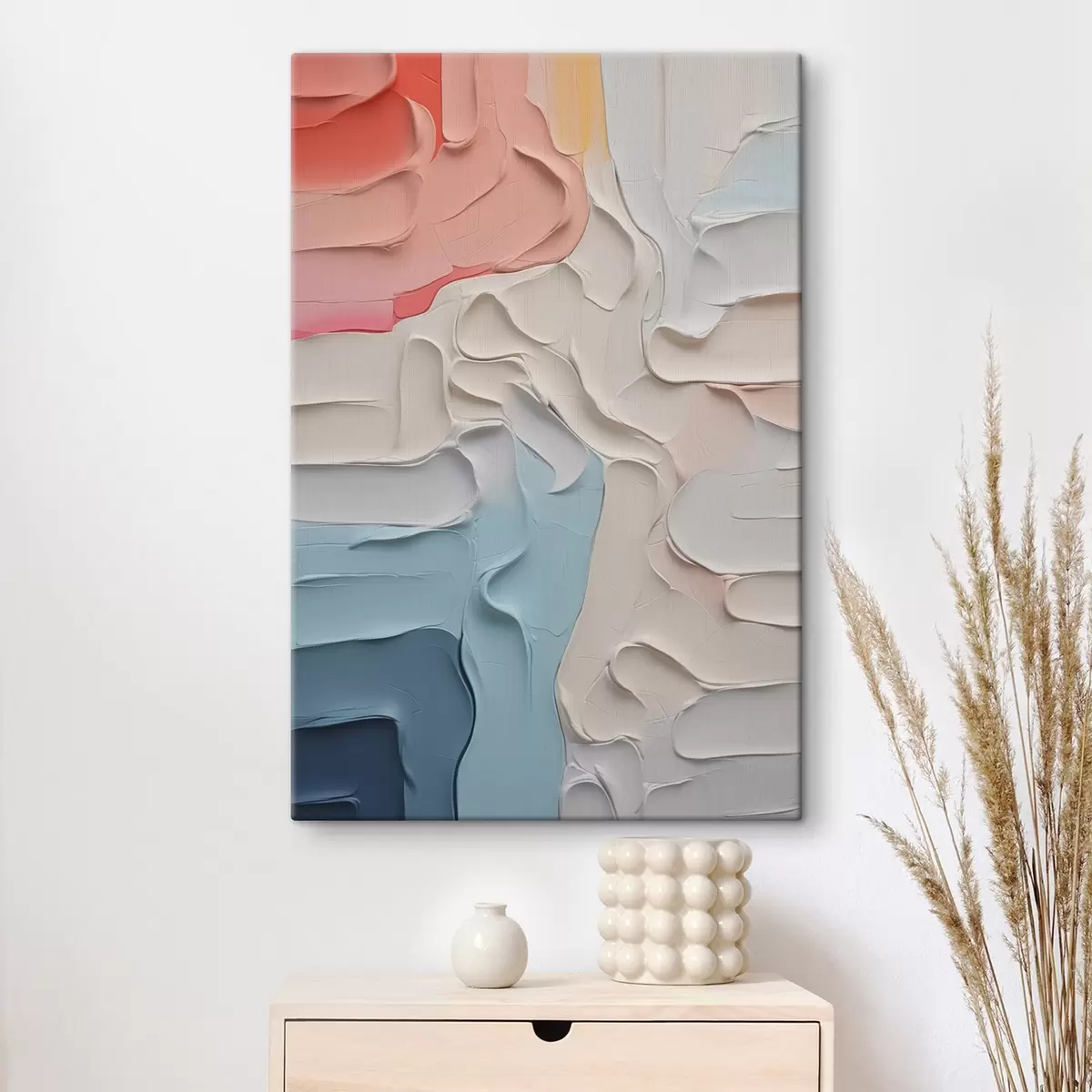 Obraz Abstrakce napodobující malbu Č. s43347