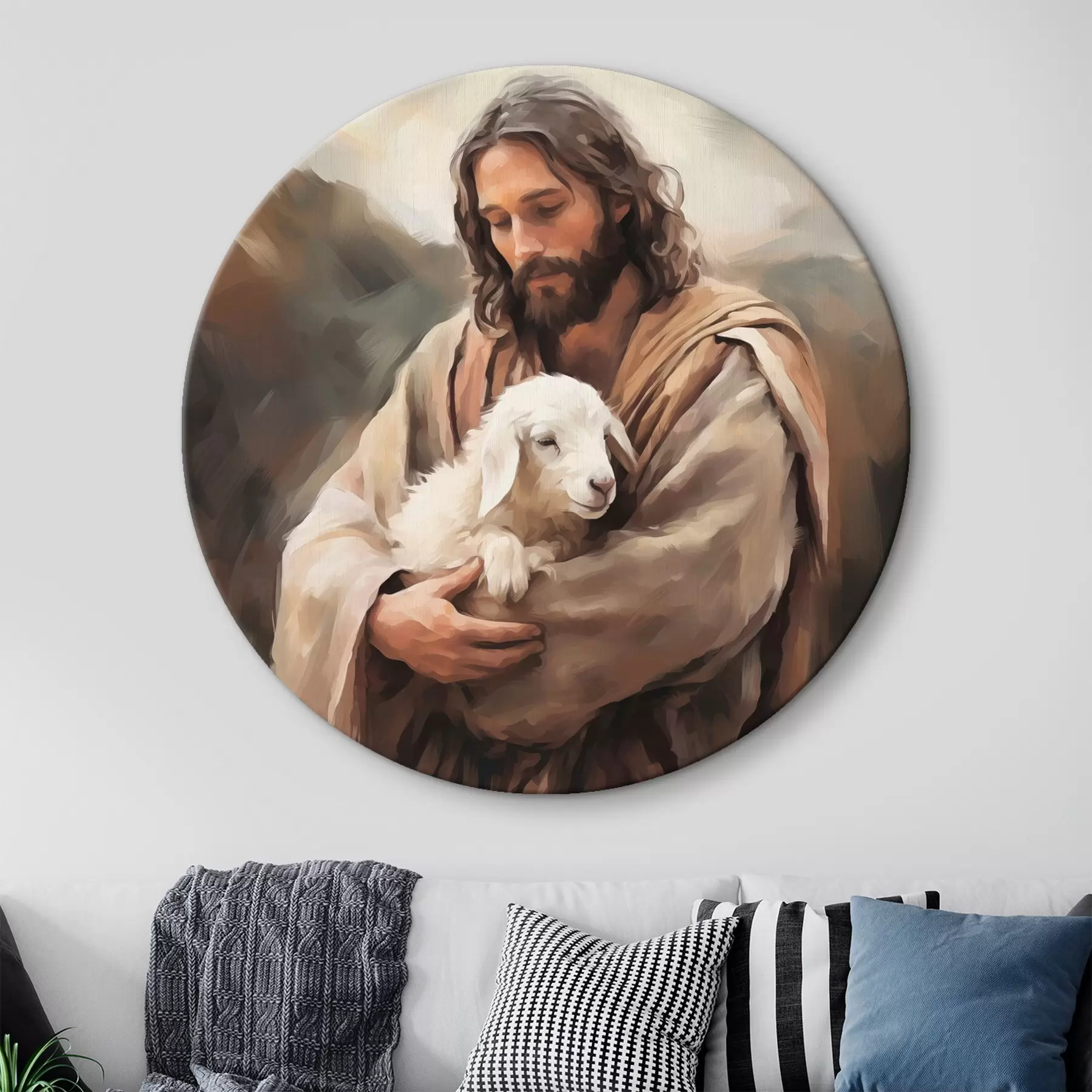 Obraz Ježíš s beránkem Č. r43356