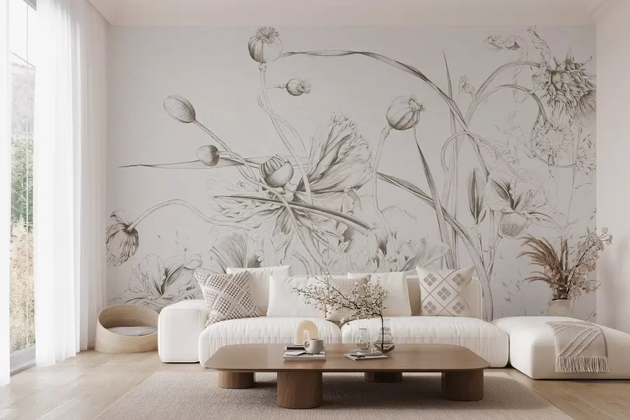 Fototapet Botanická grafika w08926v1