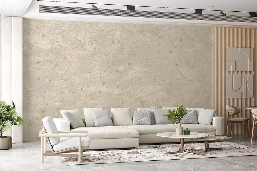 Fototapet Něžné hvězdy, planety a souhvězdí w08931