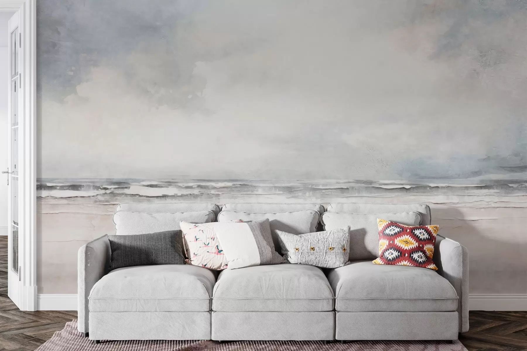 Fototapet Abstraktní horizont oblohy a moře w03441