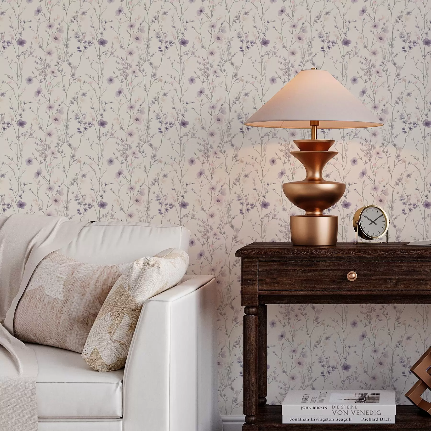 Fototapet Drobné divoké květiny s tenkými stonky a00003v1