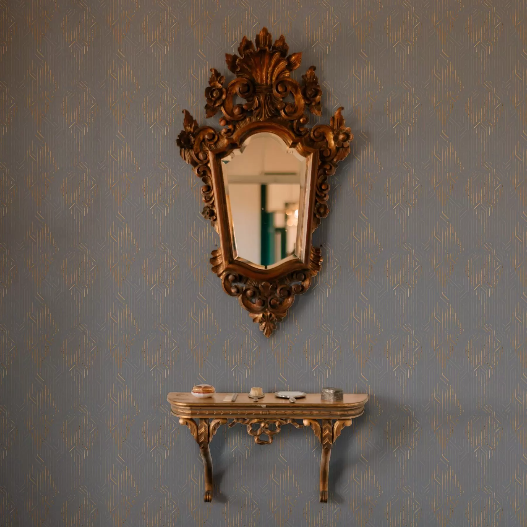 Fototapet Odřené žluté kosočtverce a00014