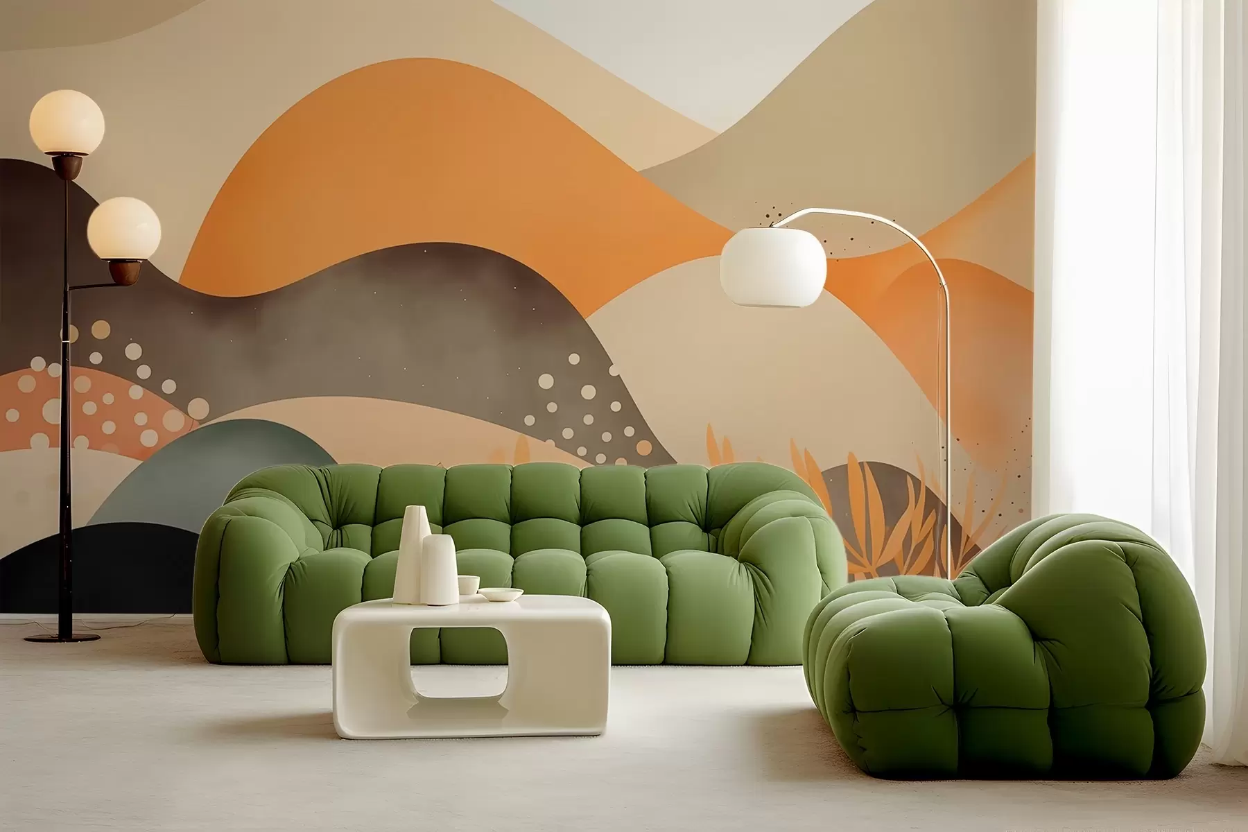 Fototapet Abstraktní krajina w03425