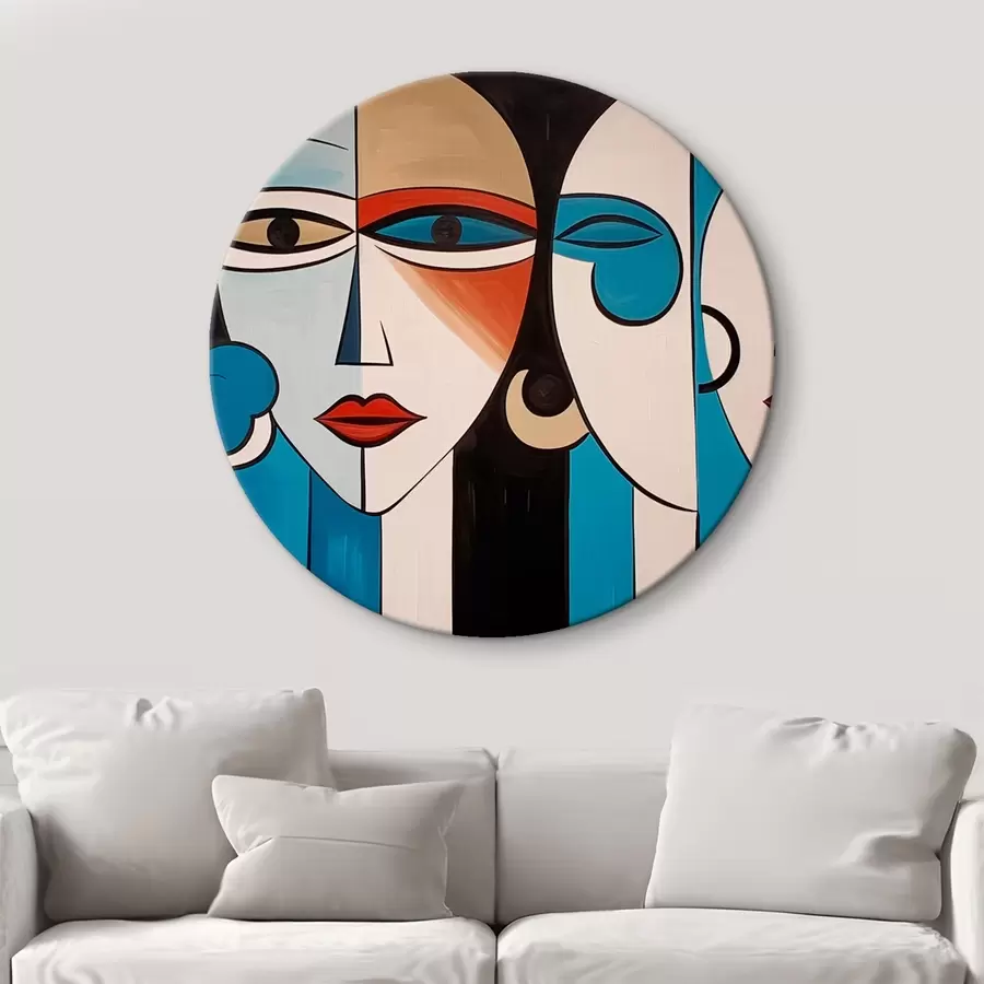 Obraz Kubistické ženské portréty Č. r43427