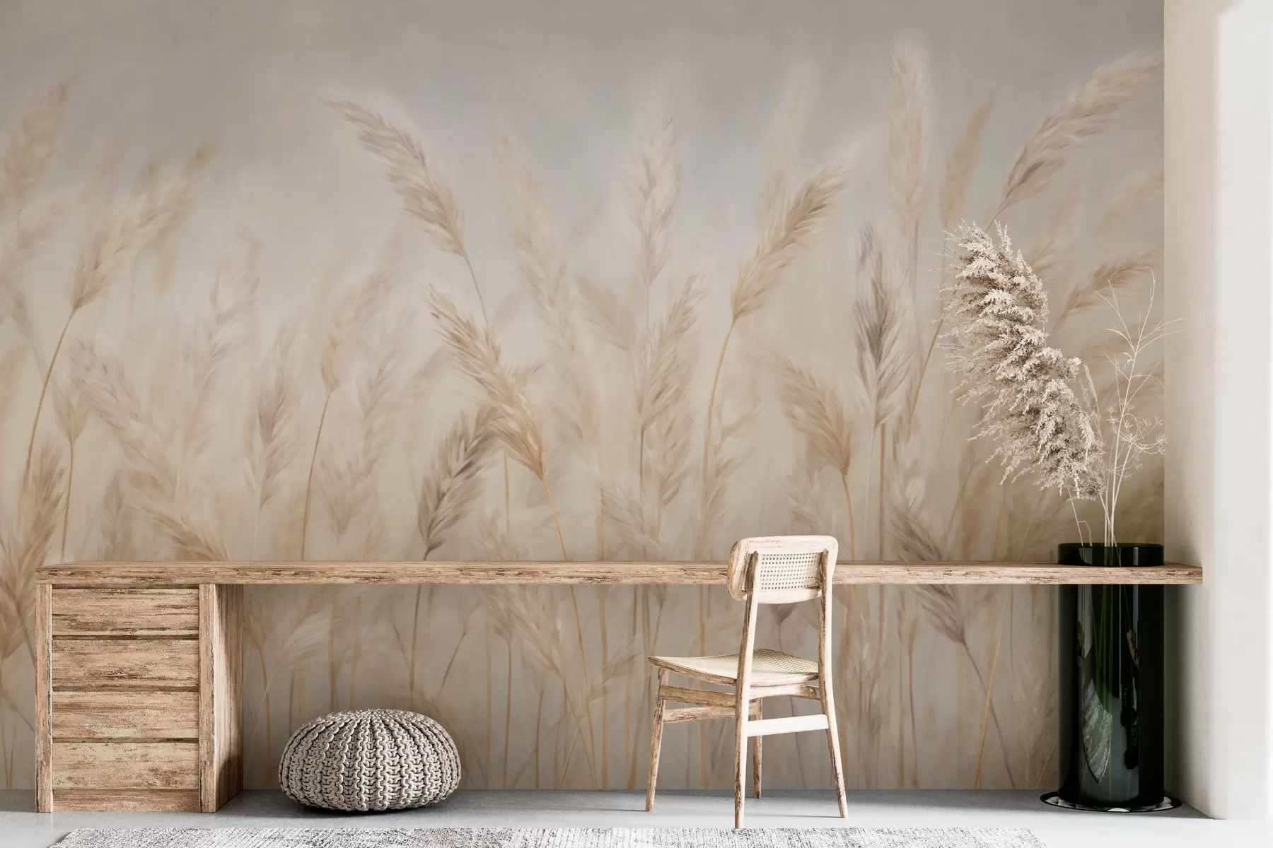 Fototapet Klásky na pozadí modré oblohy w03530