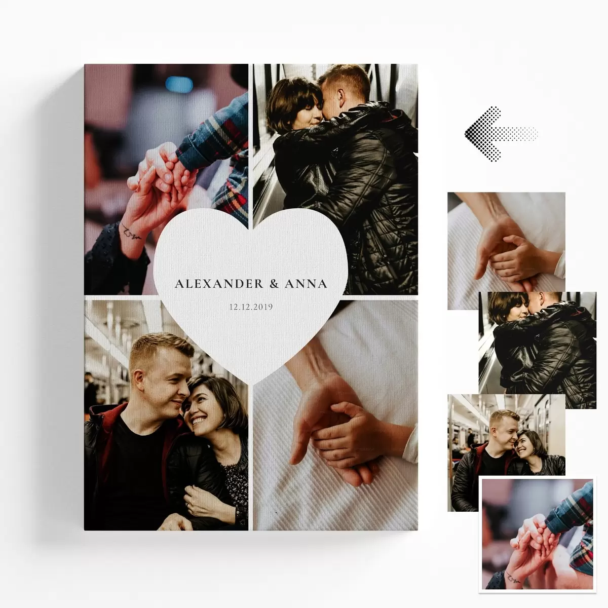 Obraz Fotokoláž na plátno z mých fotografií Č. s43794