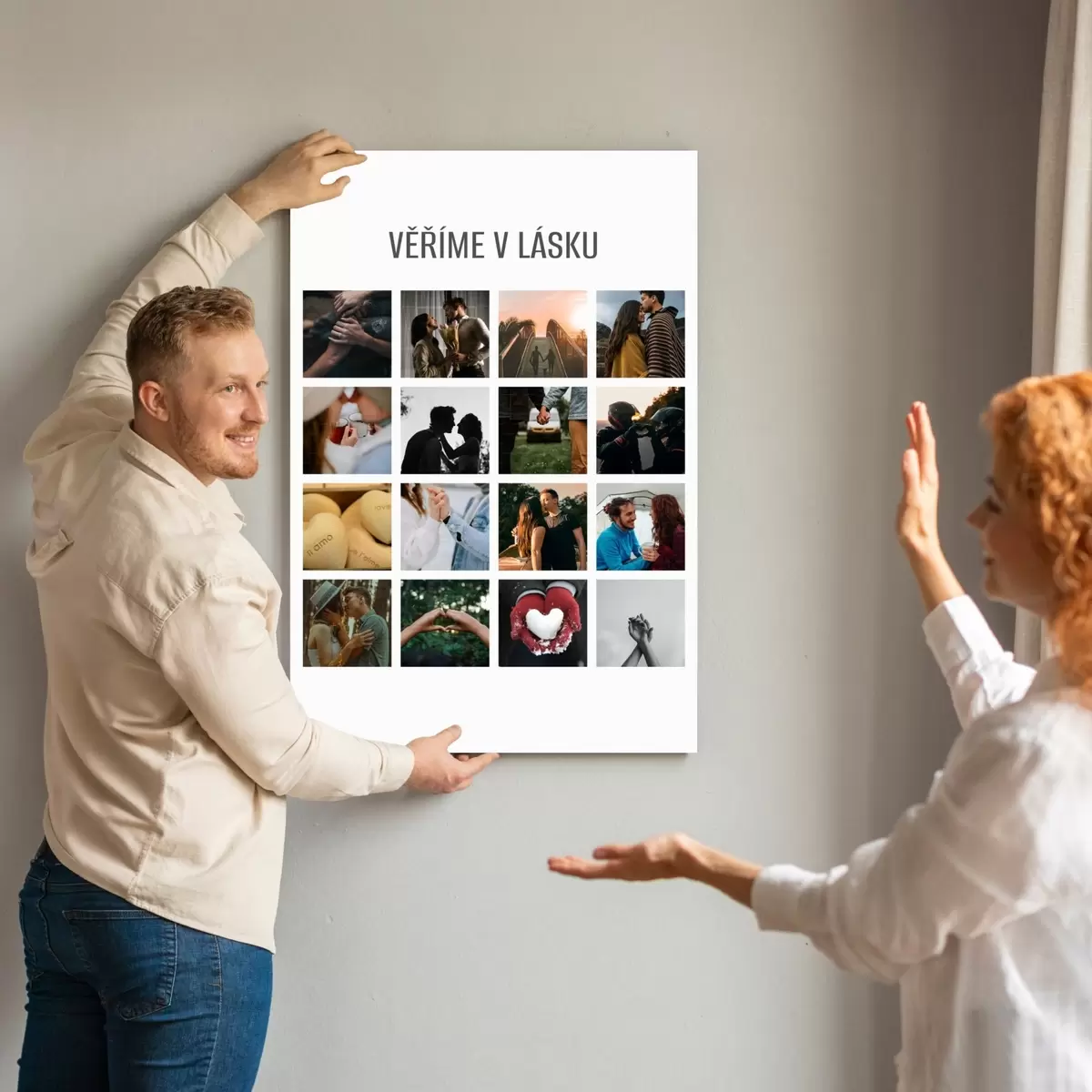 Obraz Koupit fotokoláž na plátno Č. s43790