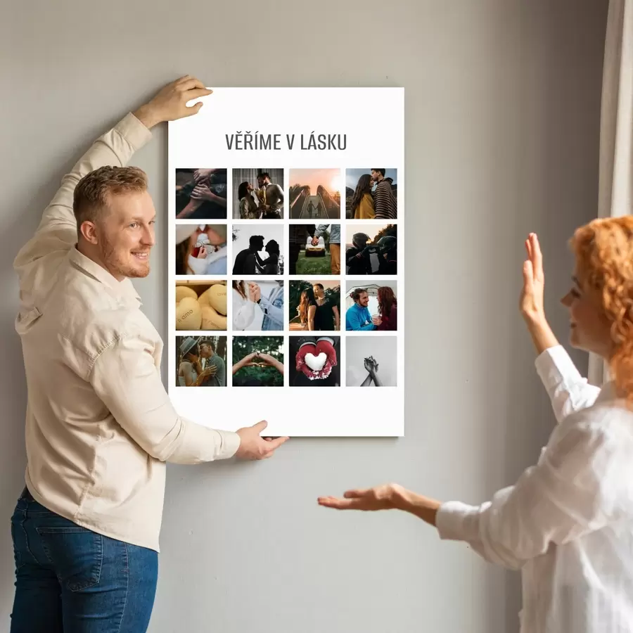 Obraz Koupit fotokoláž na plátno Č. s43790