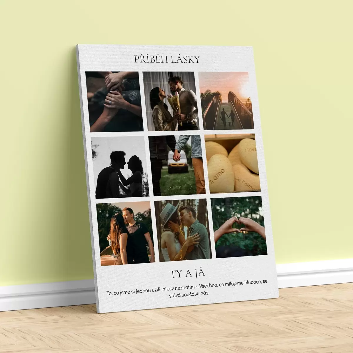 Obraz Tisk fotokoláže na plátno jako dárek Č. s43798