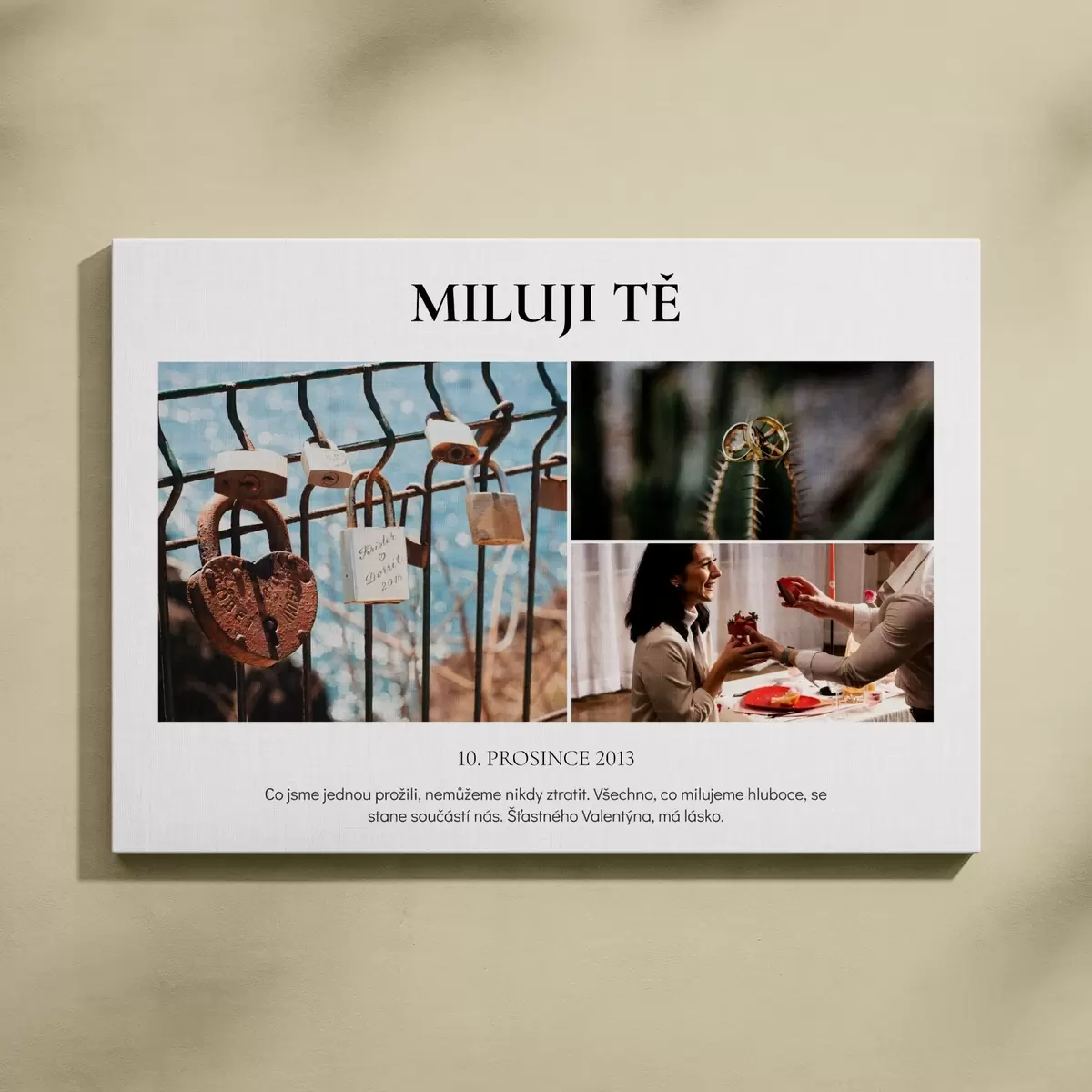 Obraz Koupit fotokoláž na plátno Č. s43789