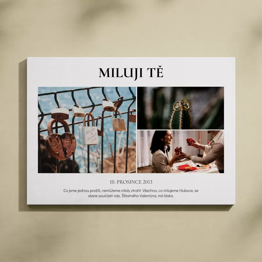 Obraz Koupit fotokoláž na plátno Č. s43789