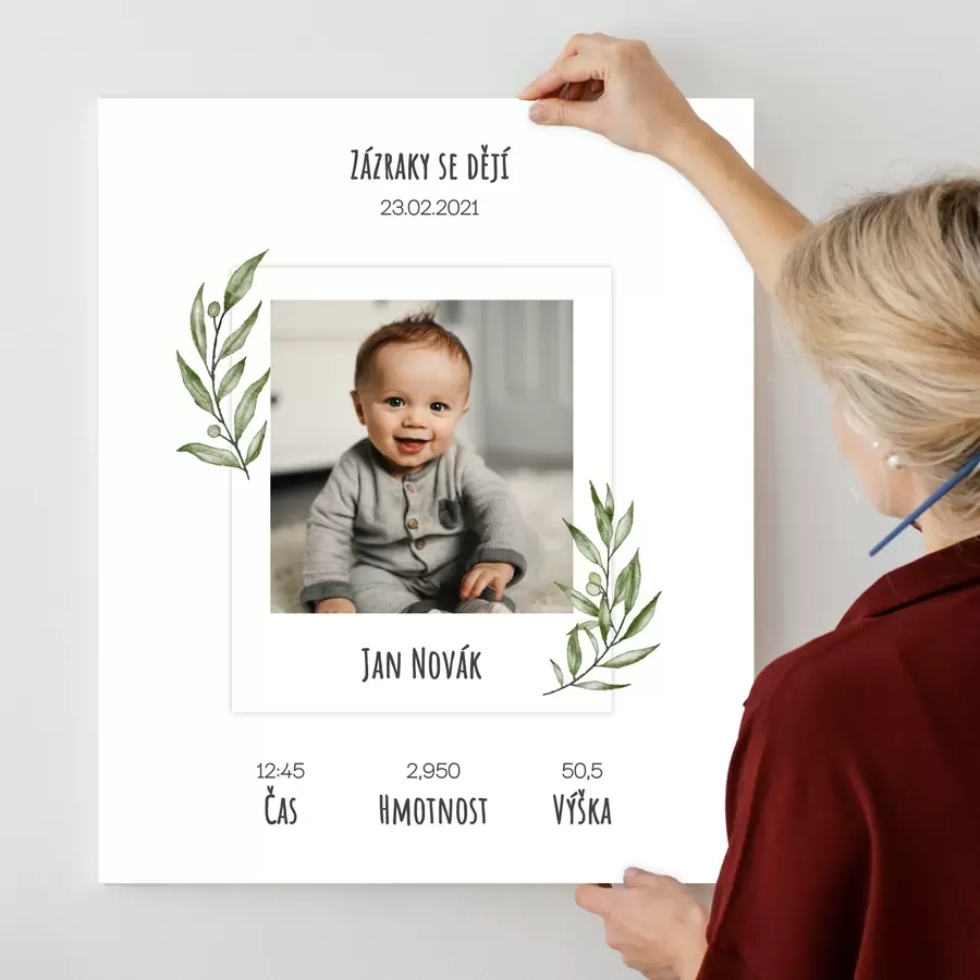 Obraz Tisk fotokoláže na plátno jako dárek Č. s43799