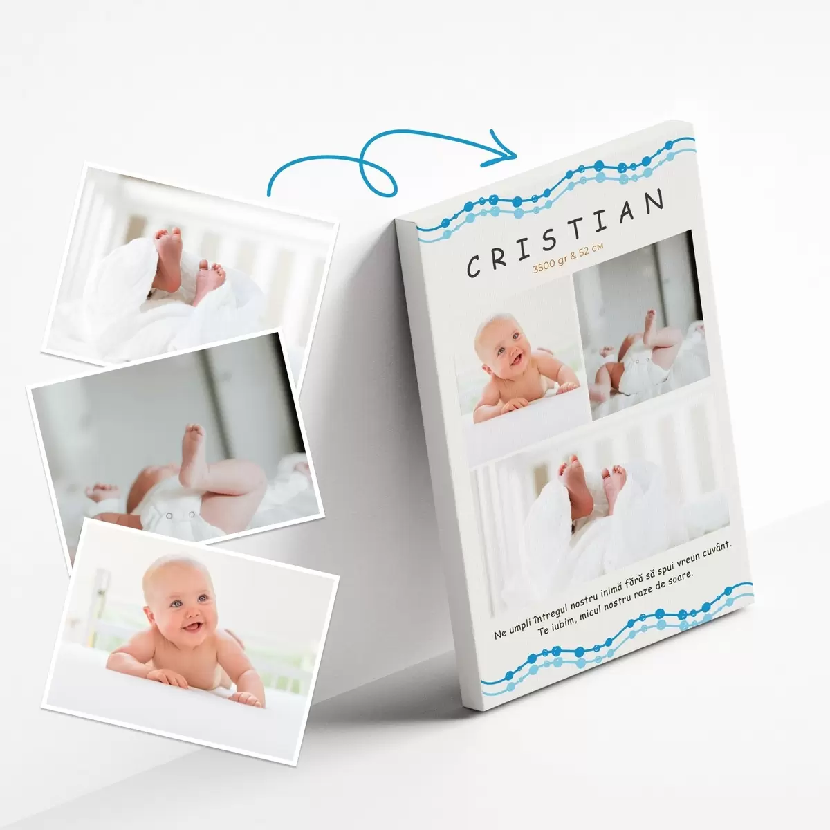 Obraz Koláž z fotek na zeď na objednávku Č. s43778