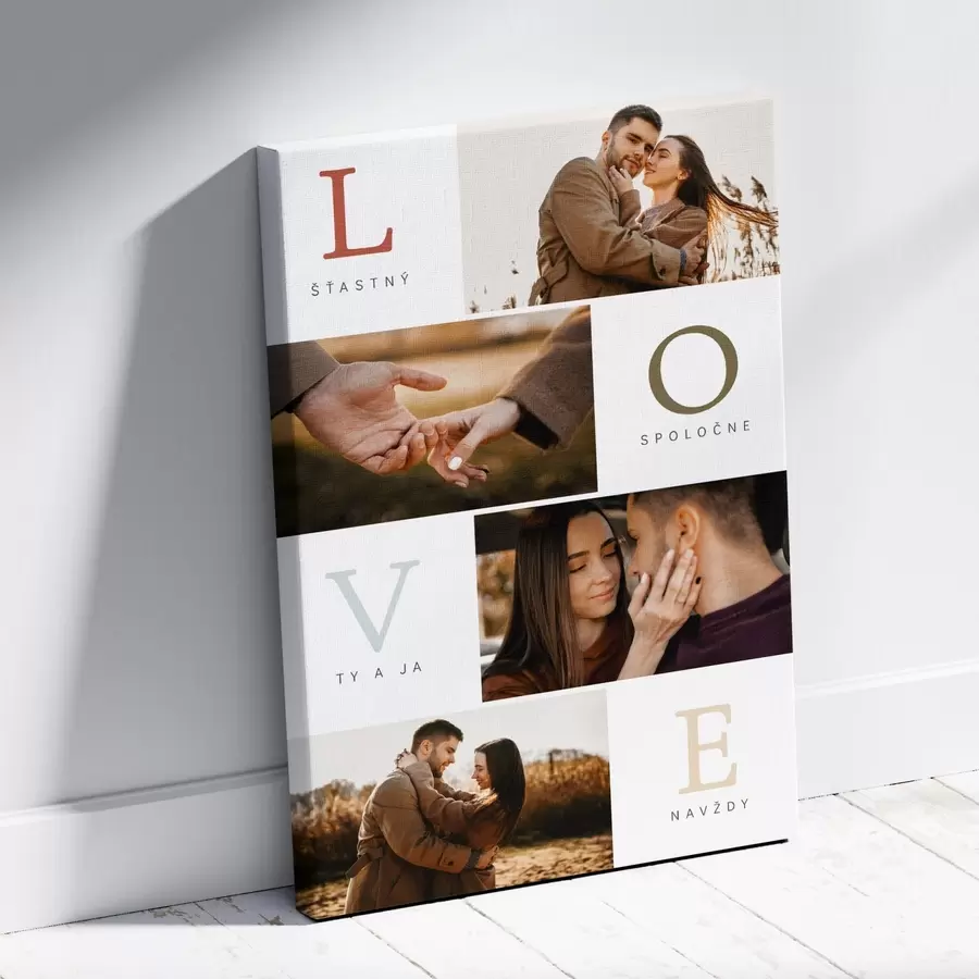 Obraz Fotokoláž na plátno z mých fotografií Č. s43795