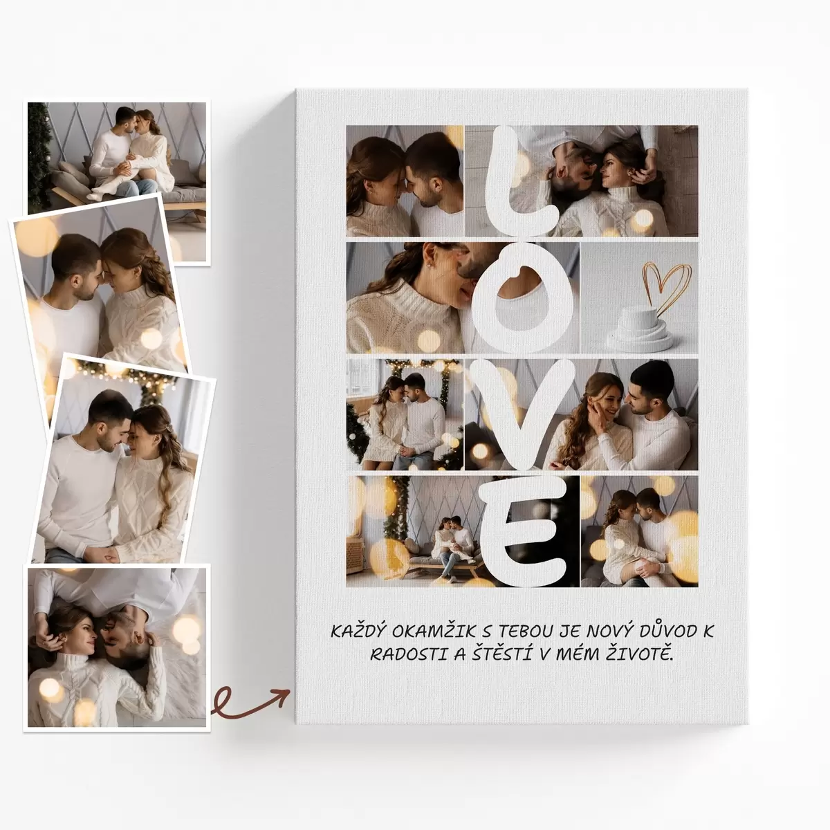 Obraz Fotokoláž na plátno z mých fotografií Č. s43796