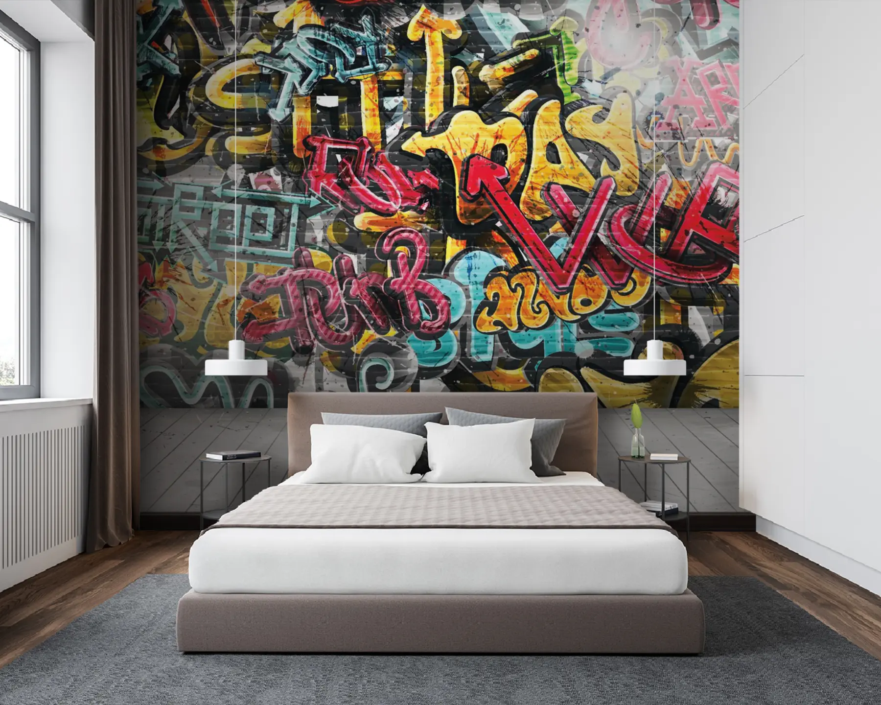 Fototapet Art paint, paint a graffiti u56045