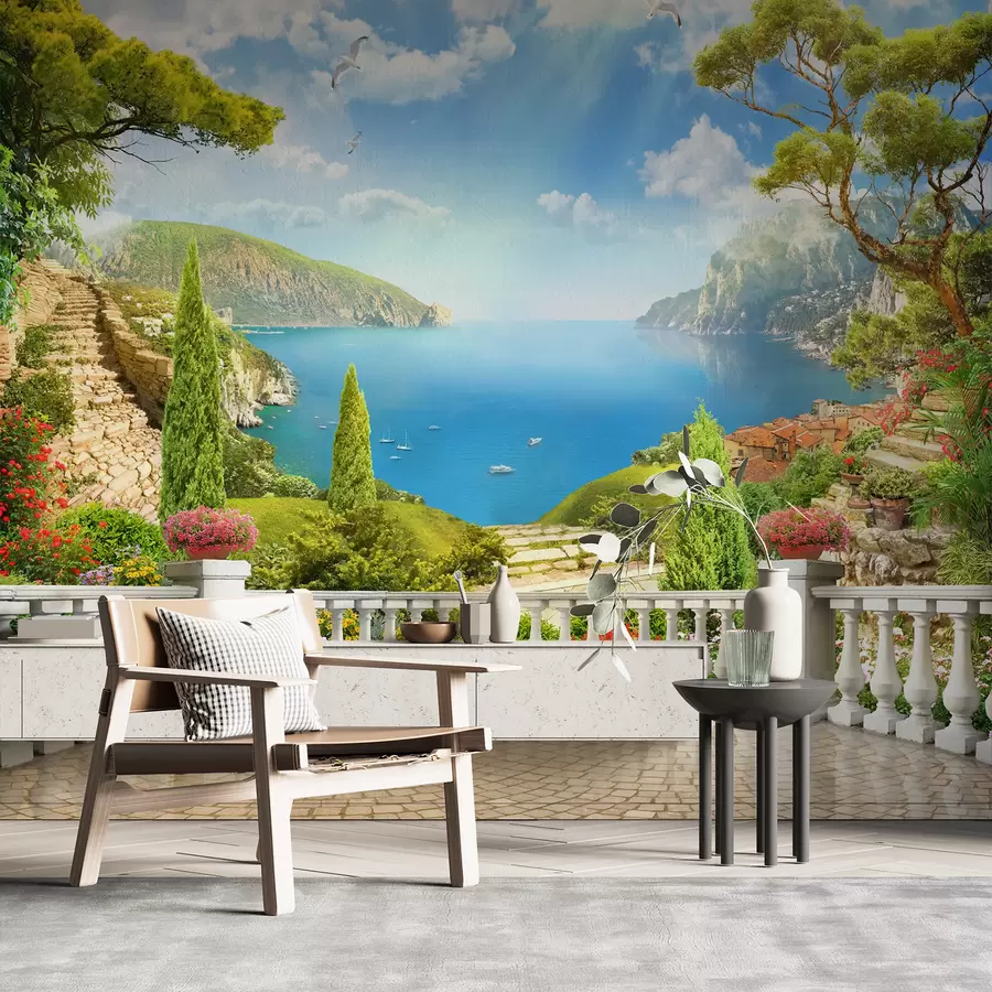 Fototapet Obloha, mrak a voda u60261