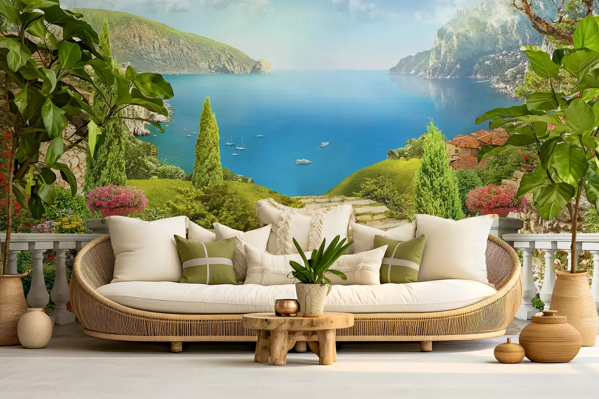 Fototapet Obloha, mrak a voda u60261