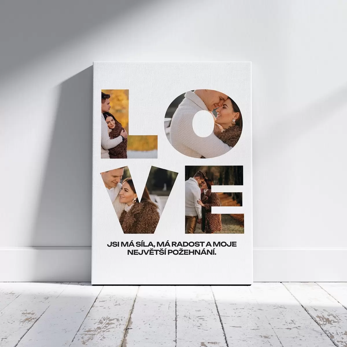 Obraz Tisk fotokoláže na plátno jako dárek Č. s43797