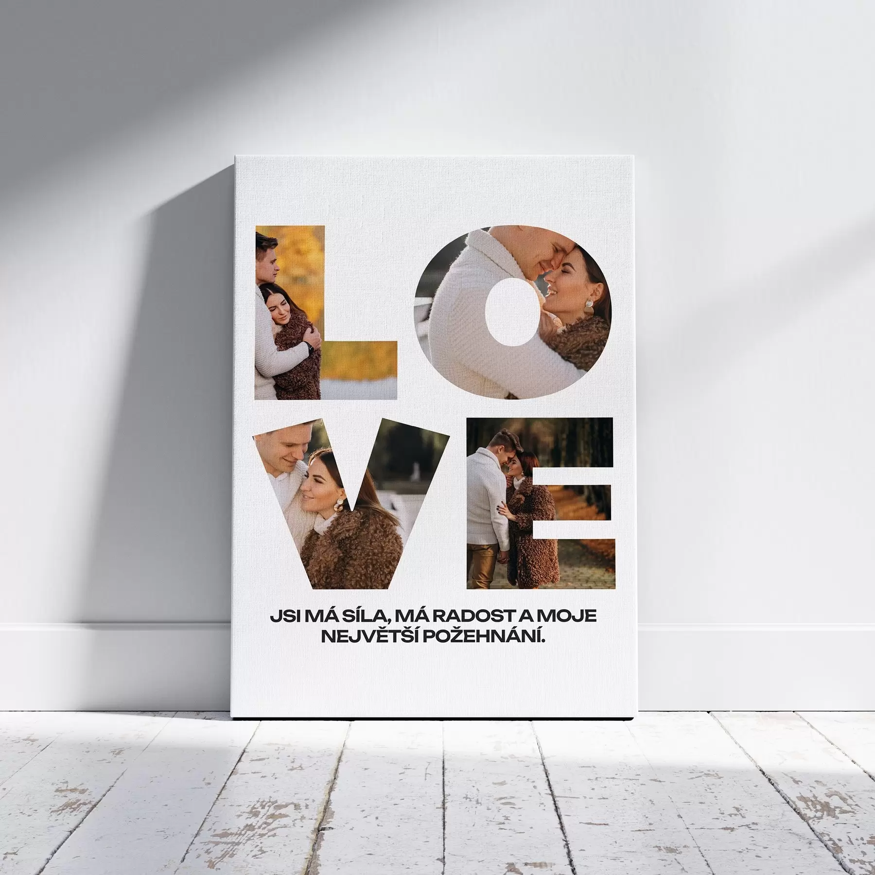 Obraz Tisk fotokoláže na plátno jako dárek Č. s43797