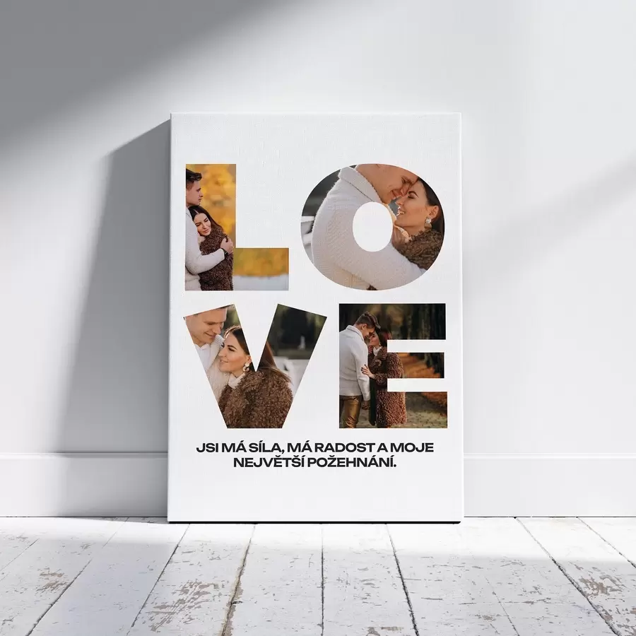 Obraz Tisk fotokoláže na plátno jako dárek Č. s43797