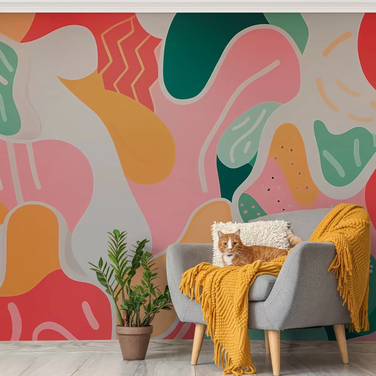 Fototapet Abstraktní kompozice w03501