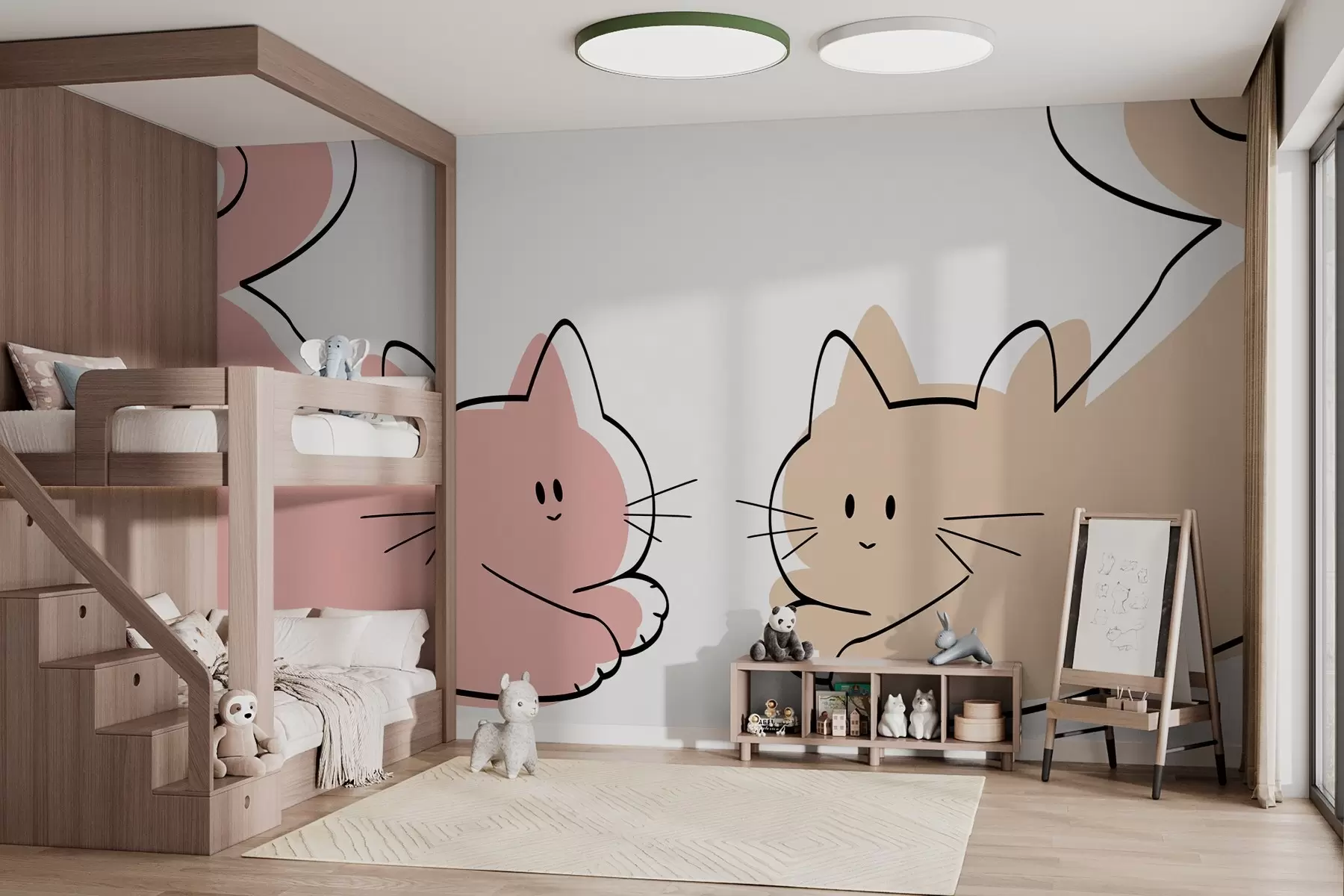 Fototapet Kočičky w03564