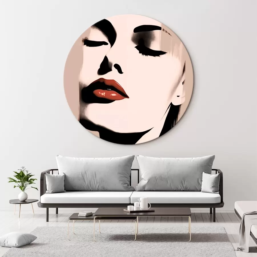 Obraz Minimalistický ženský portrét Č. r43527