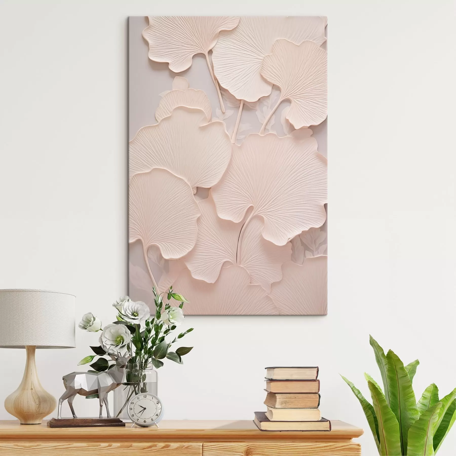 Fototapet Jemné listy jinanu dvoulaločného s43571