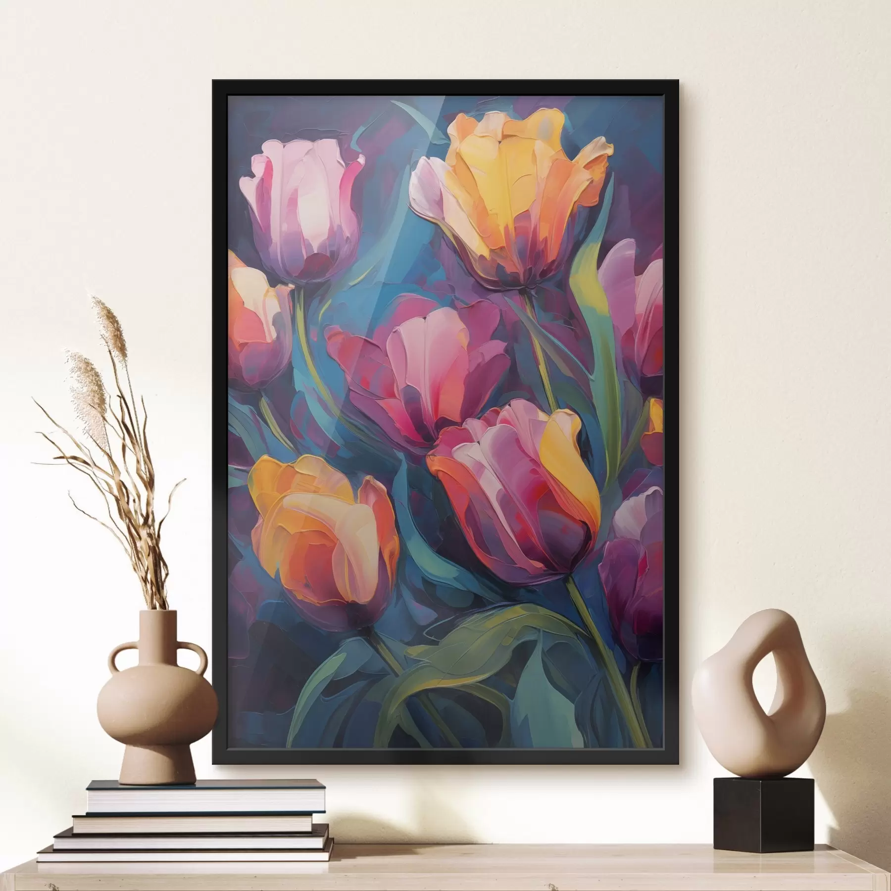 Fototapet Tulipány v různých barvách f43551