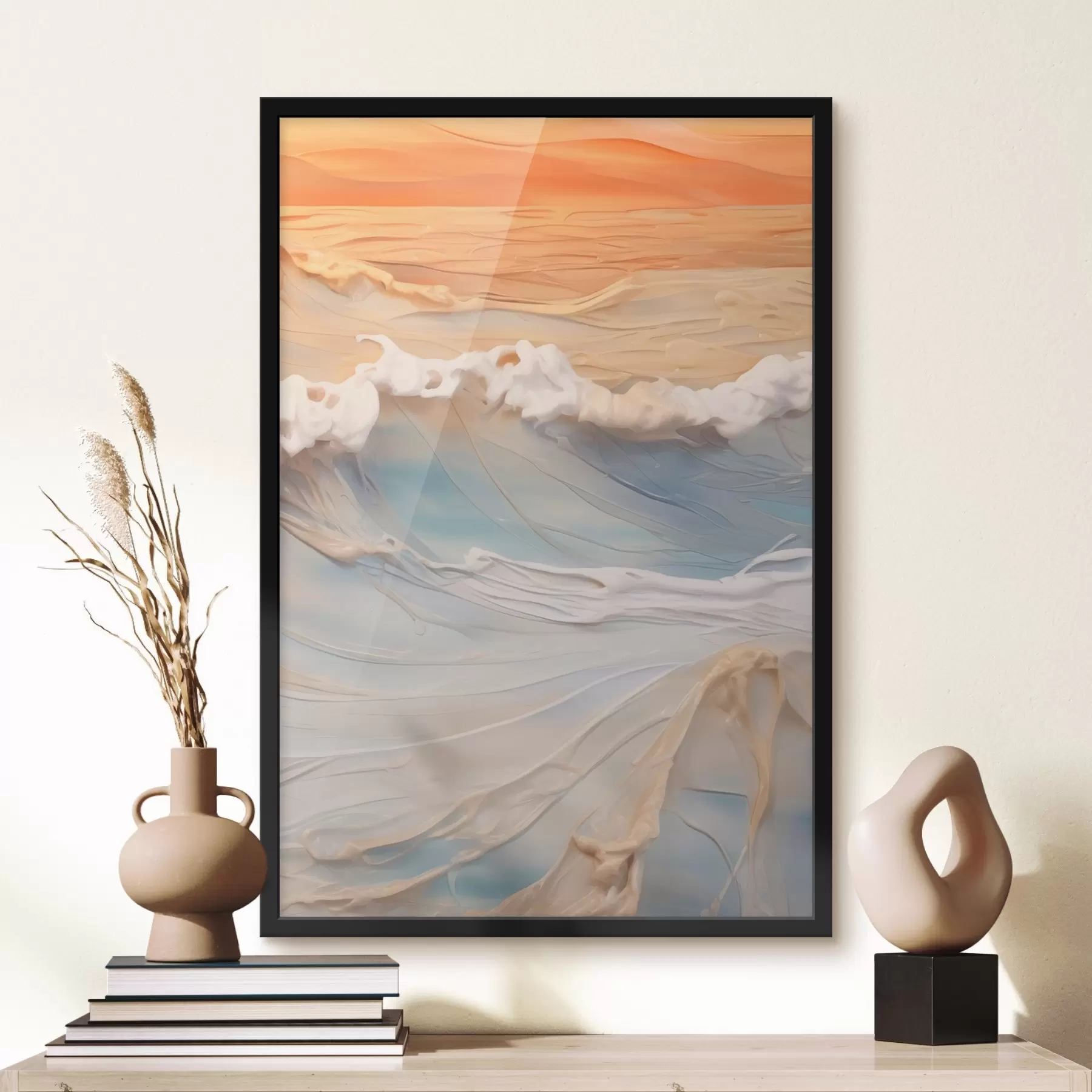 Fototapet Přílivy a odlivy při západu slunce f43593