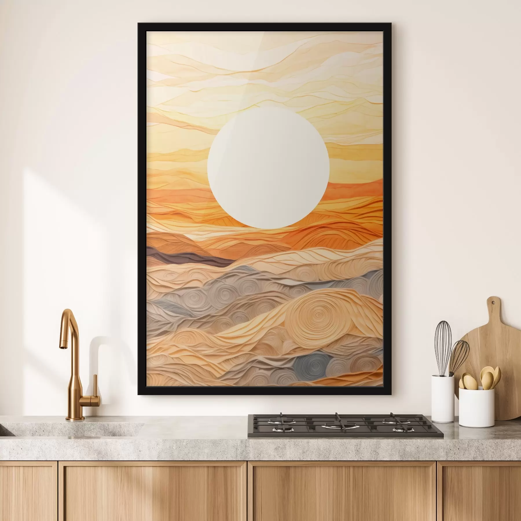 Fototapet Vlny západu slunce f43586