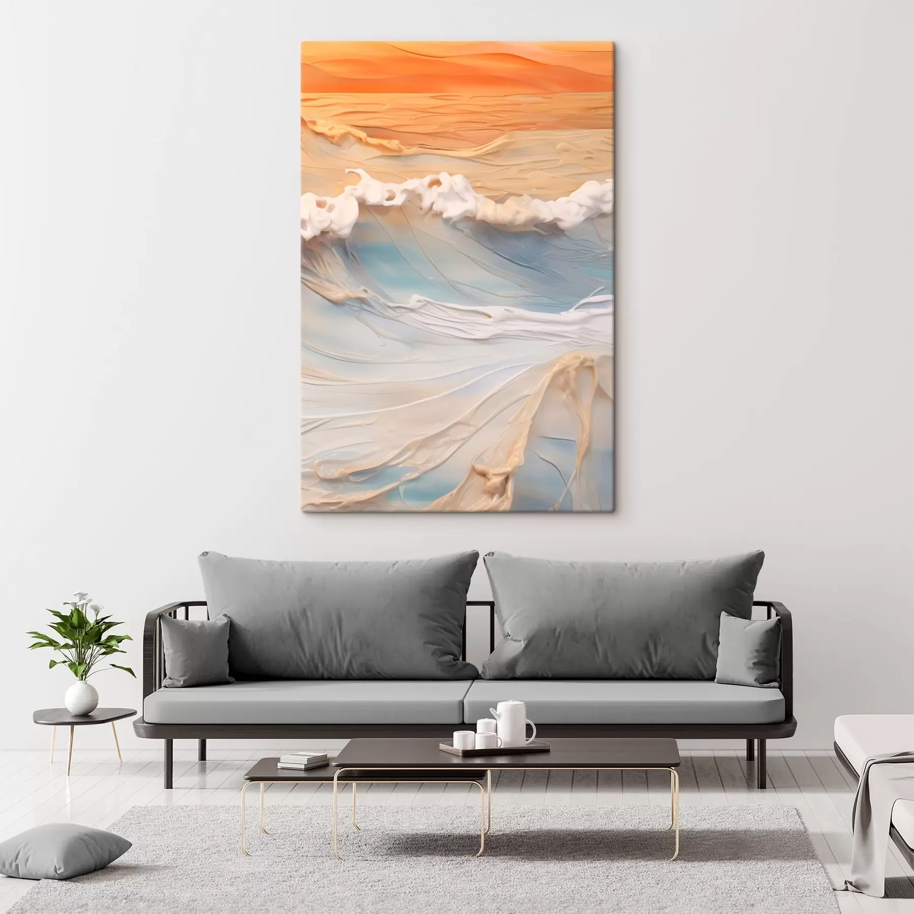 Obraz Přílivy a odlivy při západu slunce Č. s43593