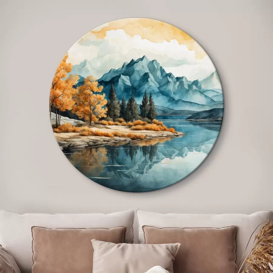 Obraz Řeka vedoucí do hor Č. r43450