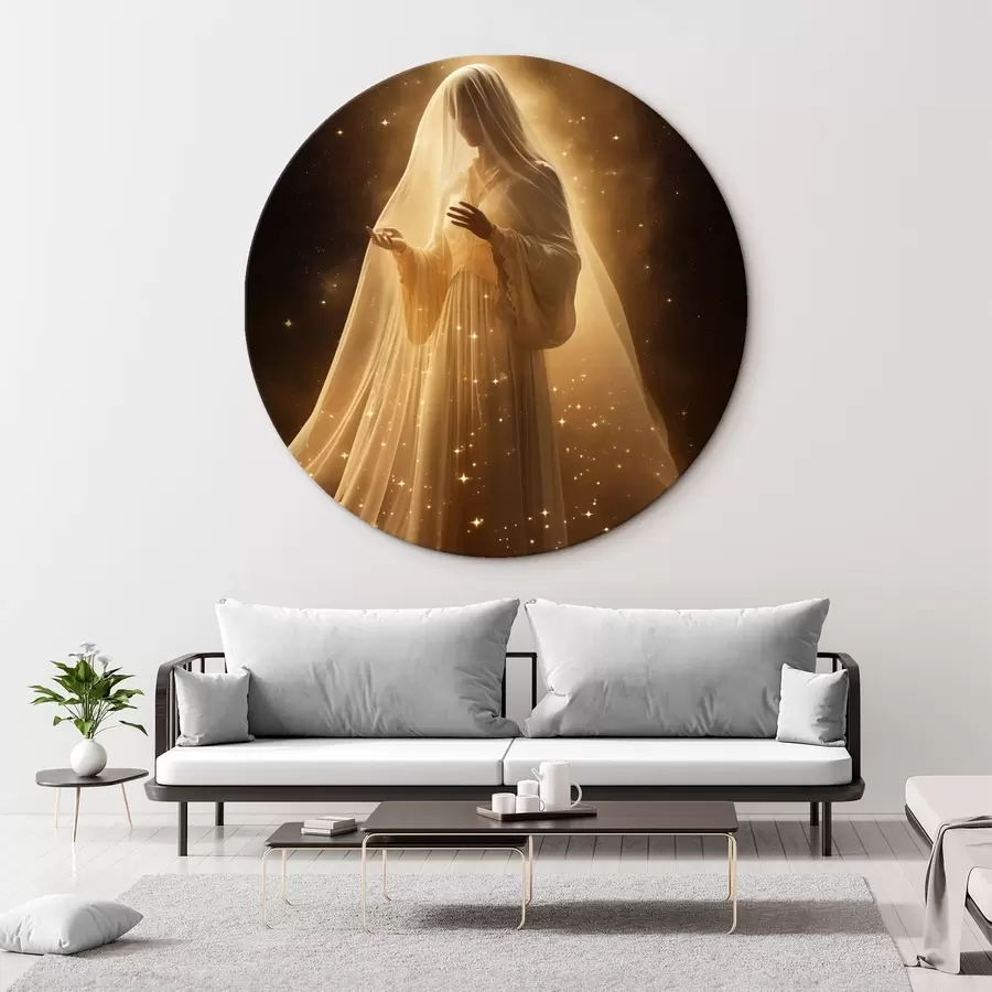 Obraz Dívka v šatech na tmavém pozadí Č. r43470