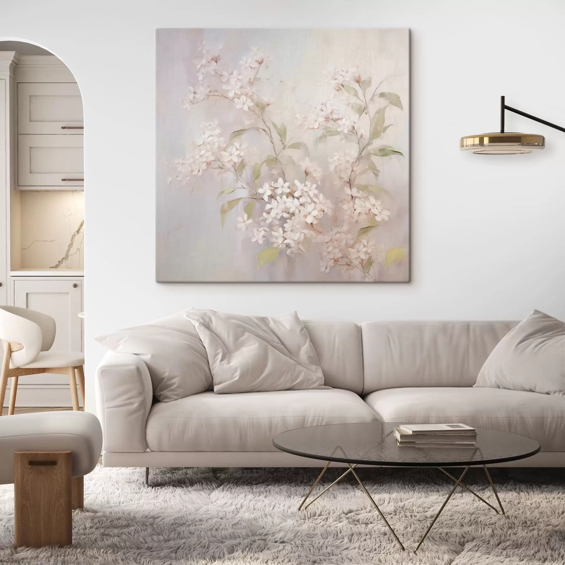 Fototapet Větev s květinami příroda s43493