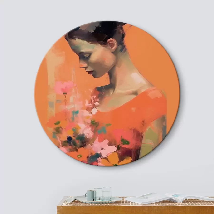 Obraz Dívka a květiny Č. r43933