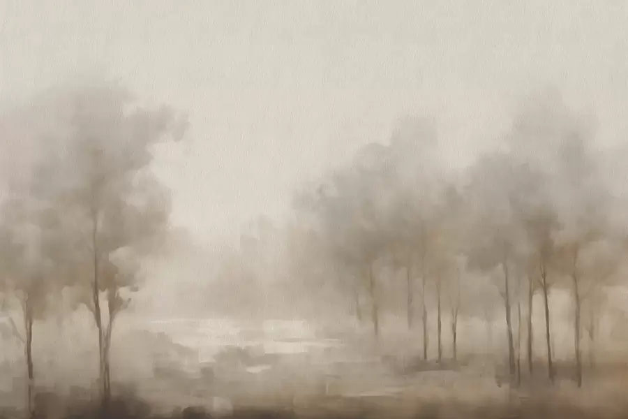 Fototapet Abstraktní les se sépiovým efektem w03596