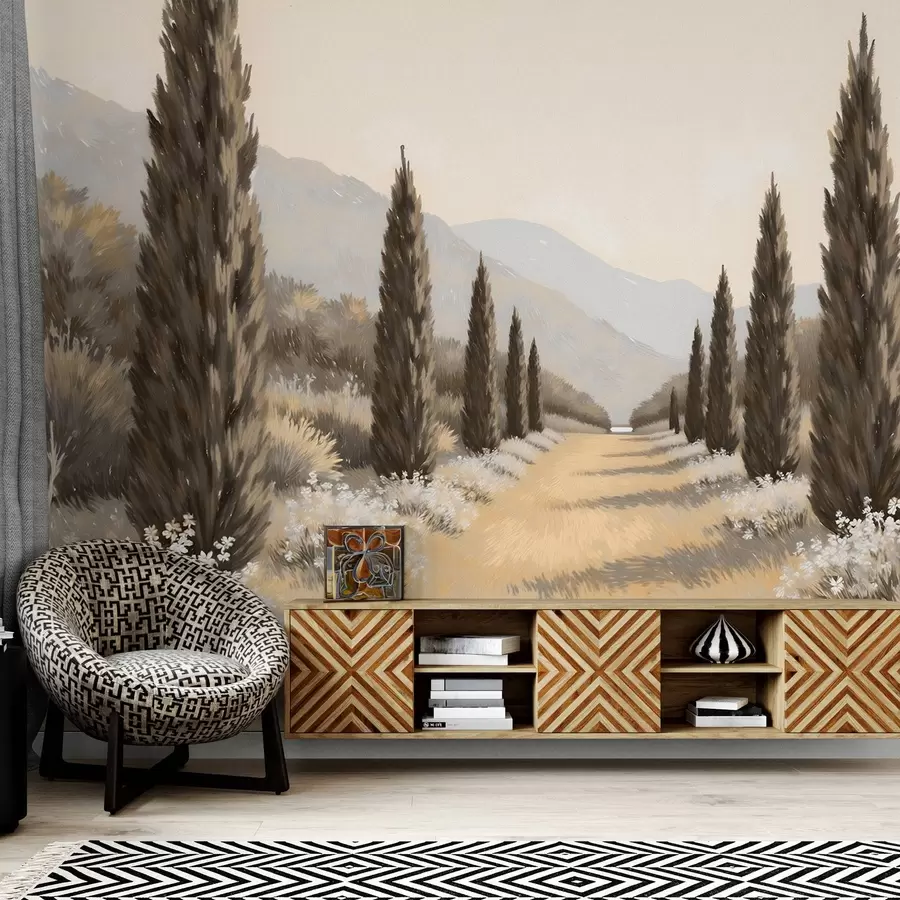 Fototapet Zahrada malovaná olejem w03662v1