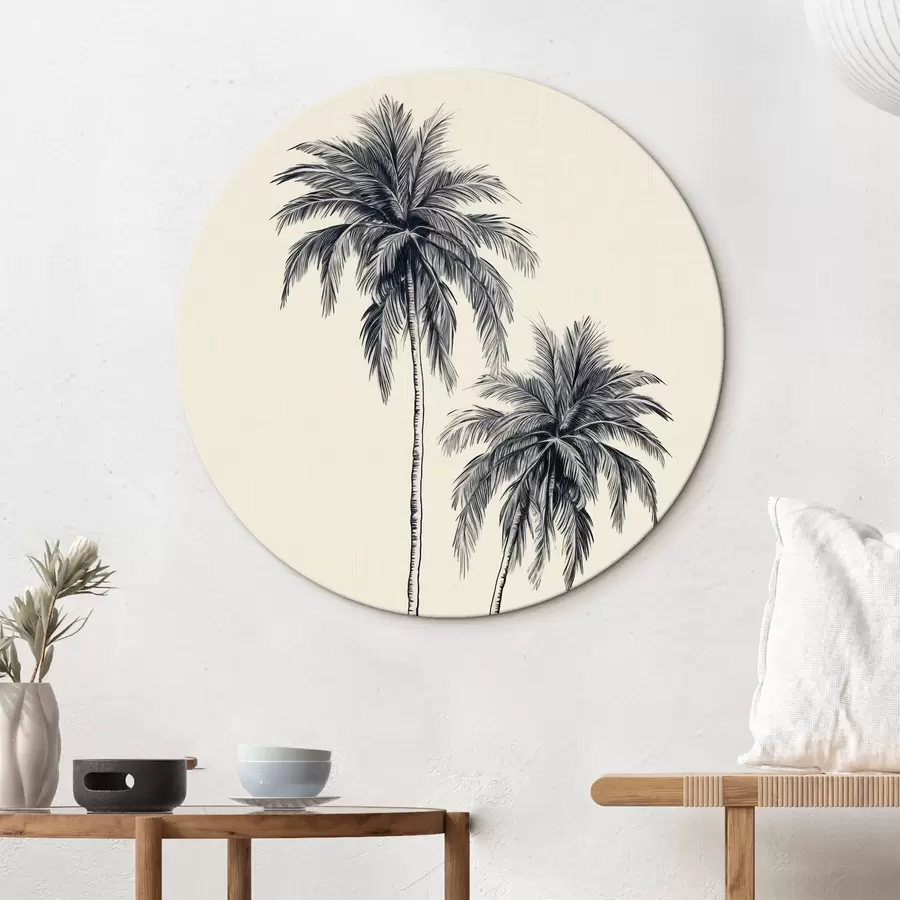 Obraz Minimalismus palem Č. r43956