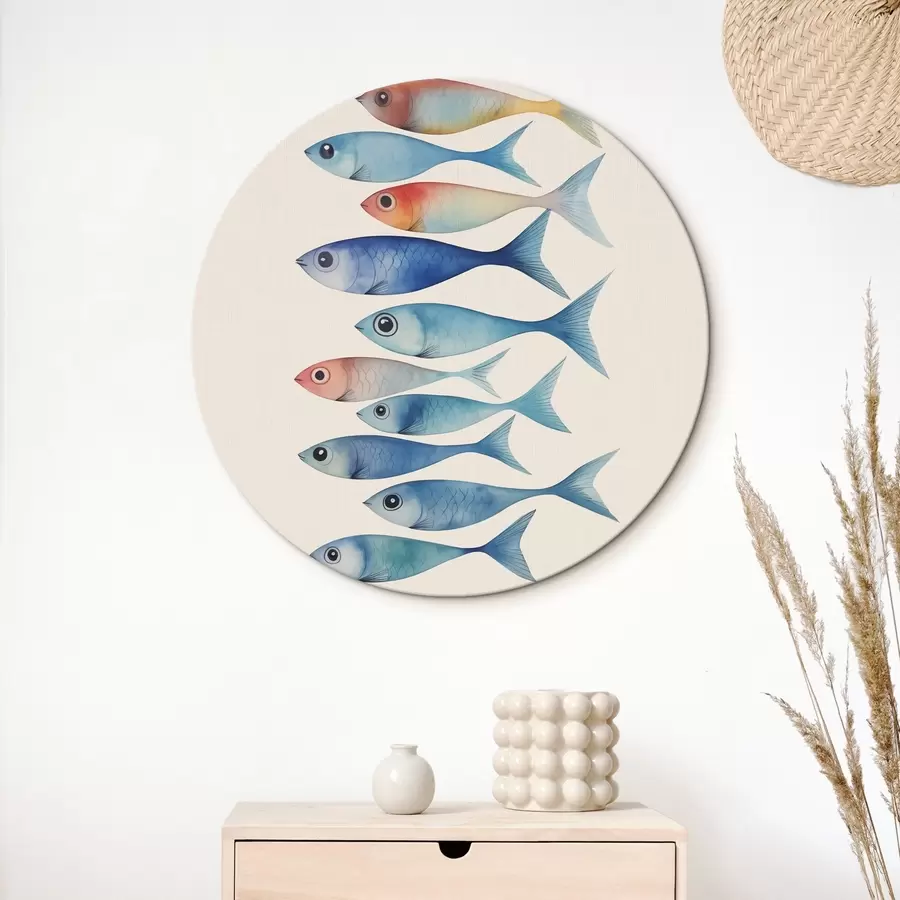 Obraz Minimalismus ryb imitace akvarelu Č. r43960