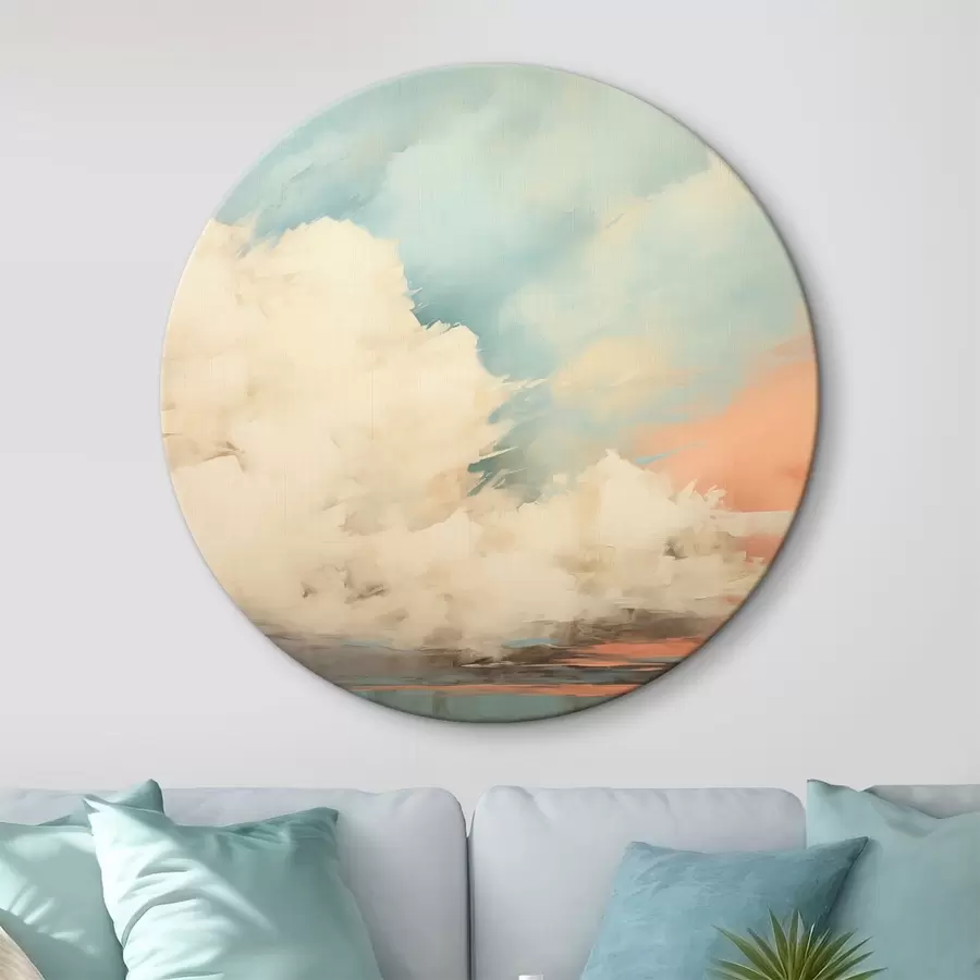 Obraz Abstraktní mlha nad mořem ve stylu akrylové malby Č. r43952