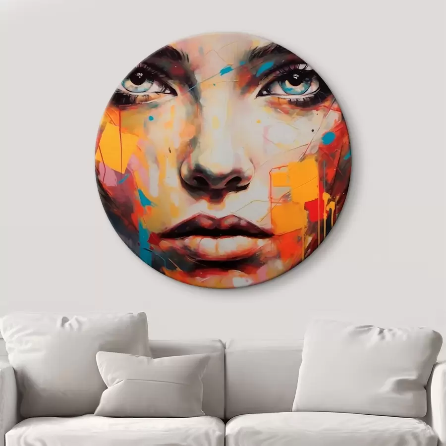 Obraz Portrét barevnými tahy Č. r43982