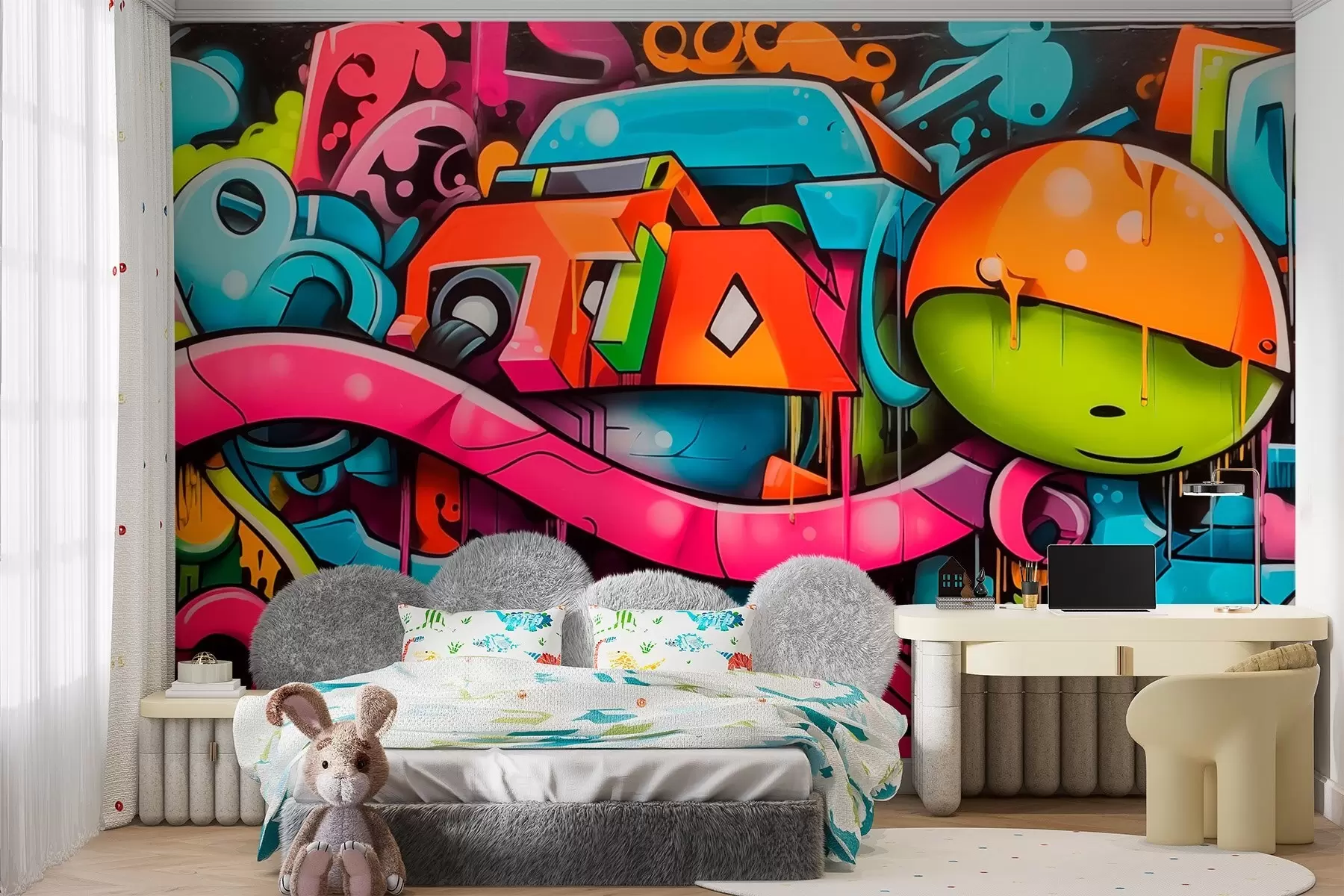 Fototapet Jasné graffiti w03688