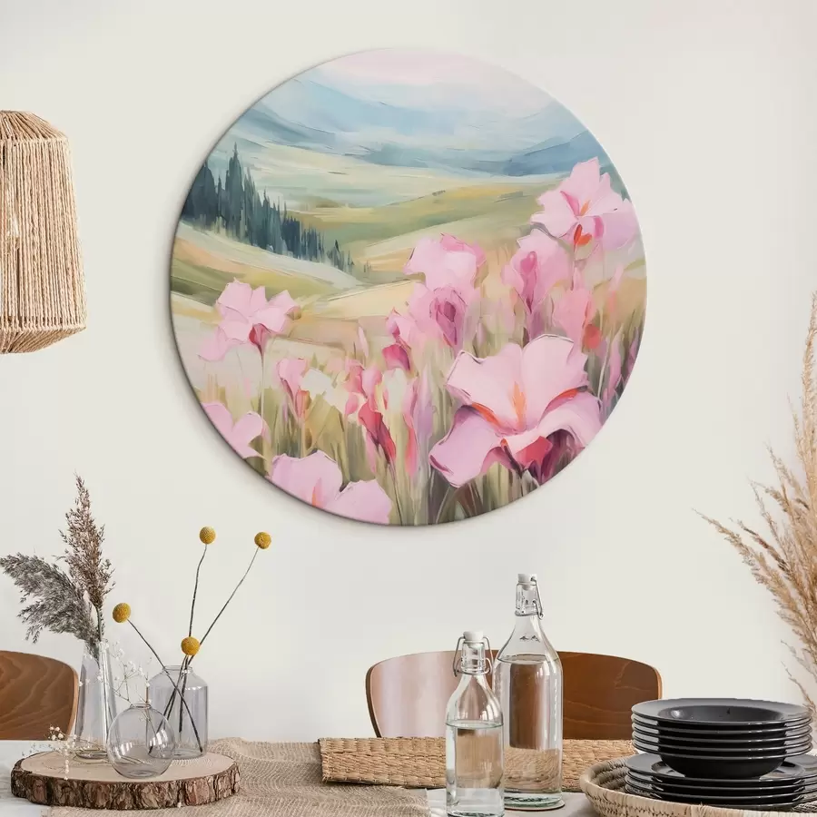 Obraz Kosatce na pozadí hor Č. r44039